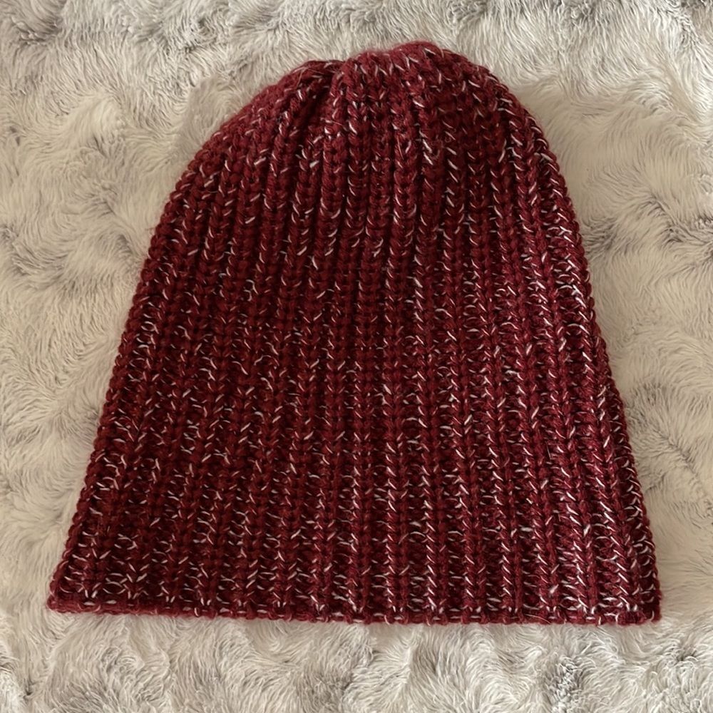 OLD NAVY RED RED BEANIE WINTER HAT